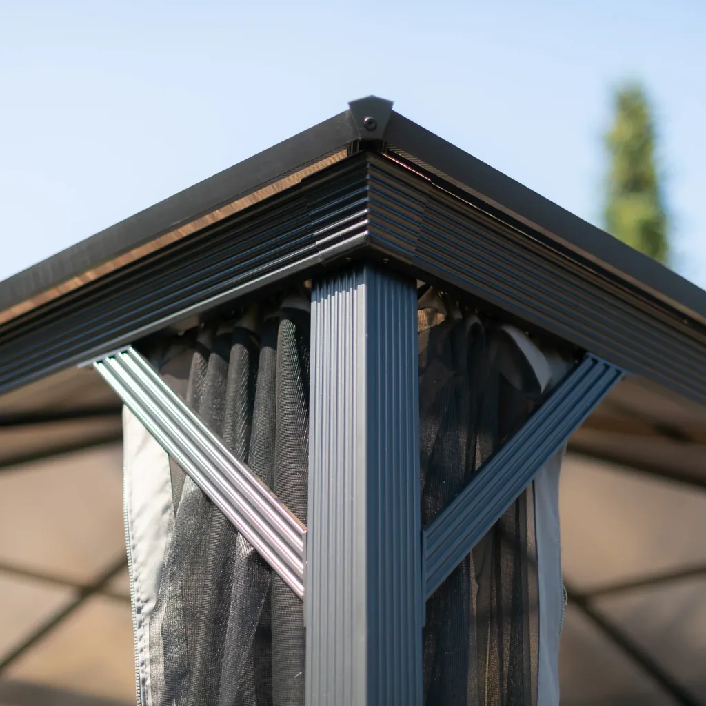 Sojag Vorhang-Set passend zum Pavillon Verona 10x10