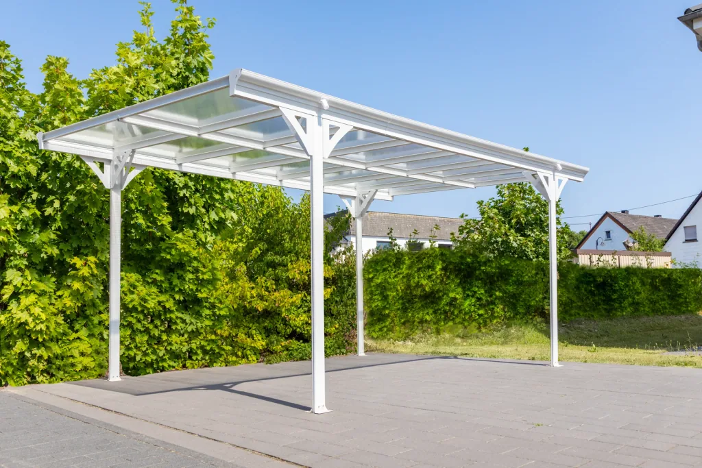 Westmann Carport Flachdach 15 m