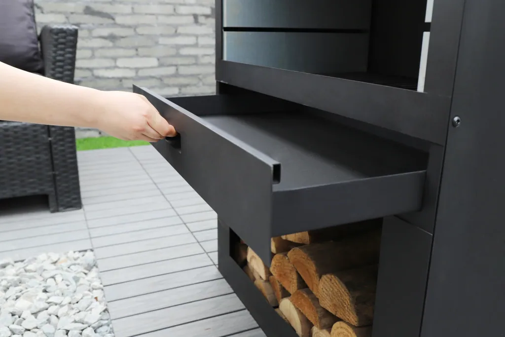 Westmann Grill und Gartenkamin schwarz