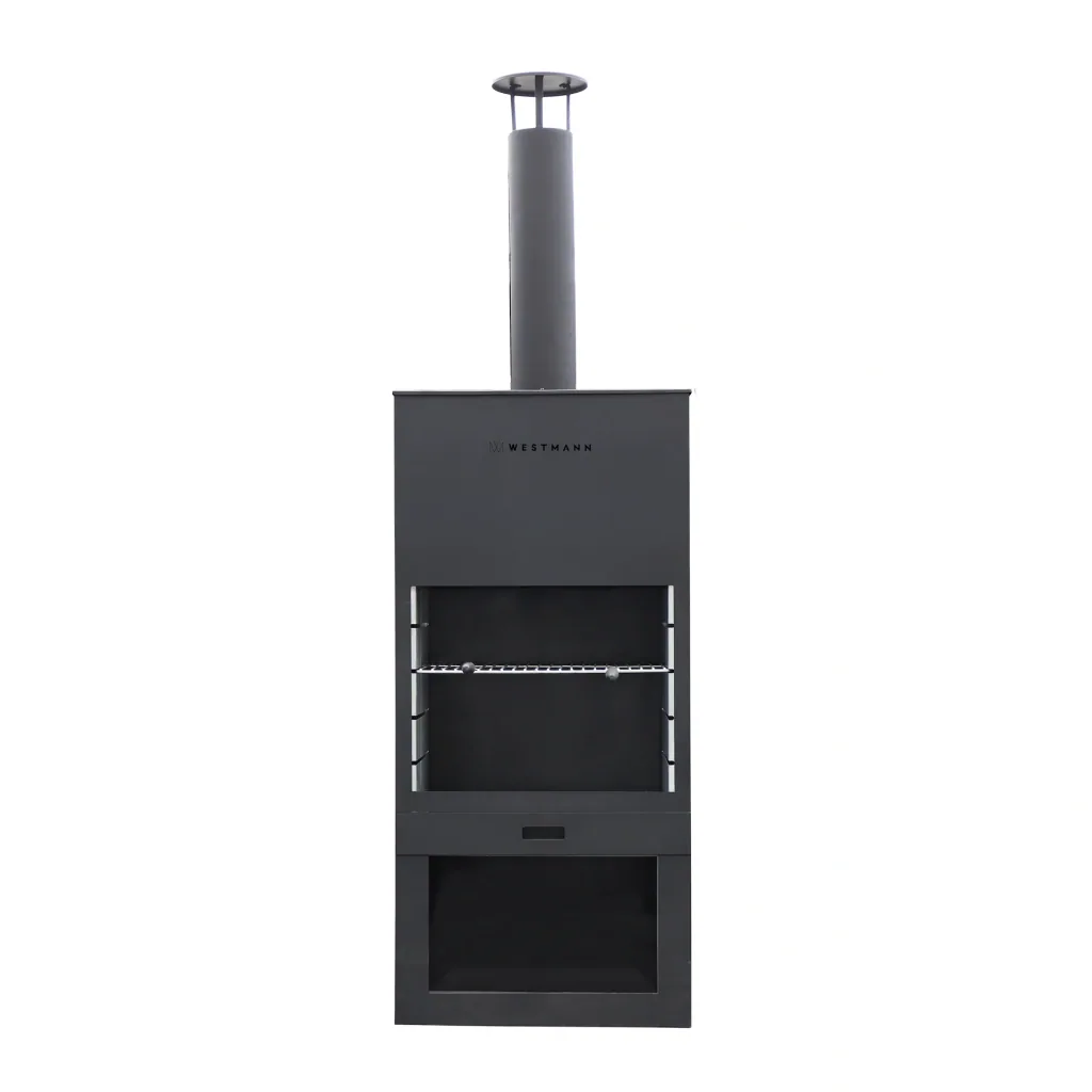 Westmann Grill und Gartenkamin schwarz