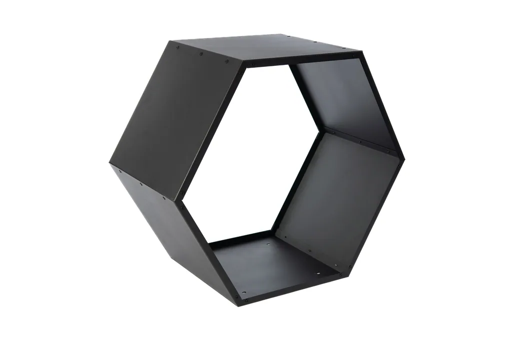 Westmann Kaminholzregal Biene Stahl schwarz