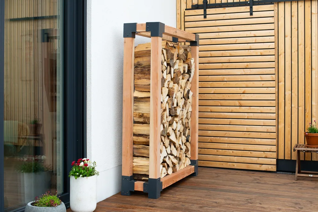 Westmann Kaminholzregal Michel XL Holz natur
