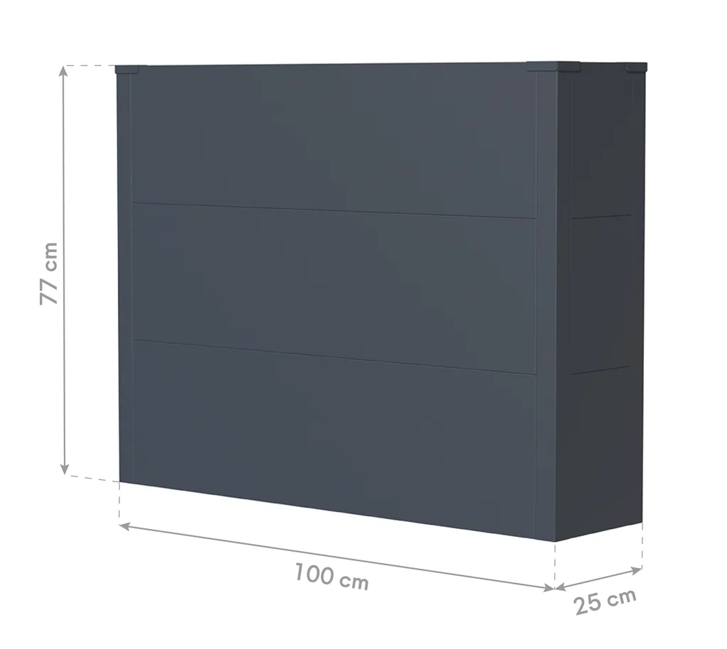 Westmann Pflanzkasten Talus XL Metall anthrazit