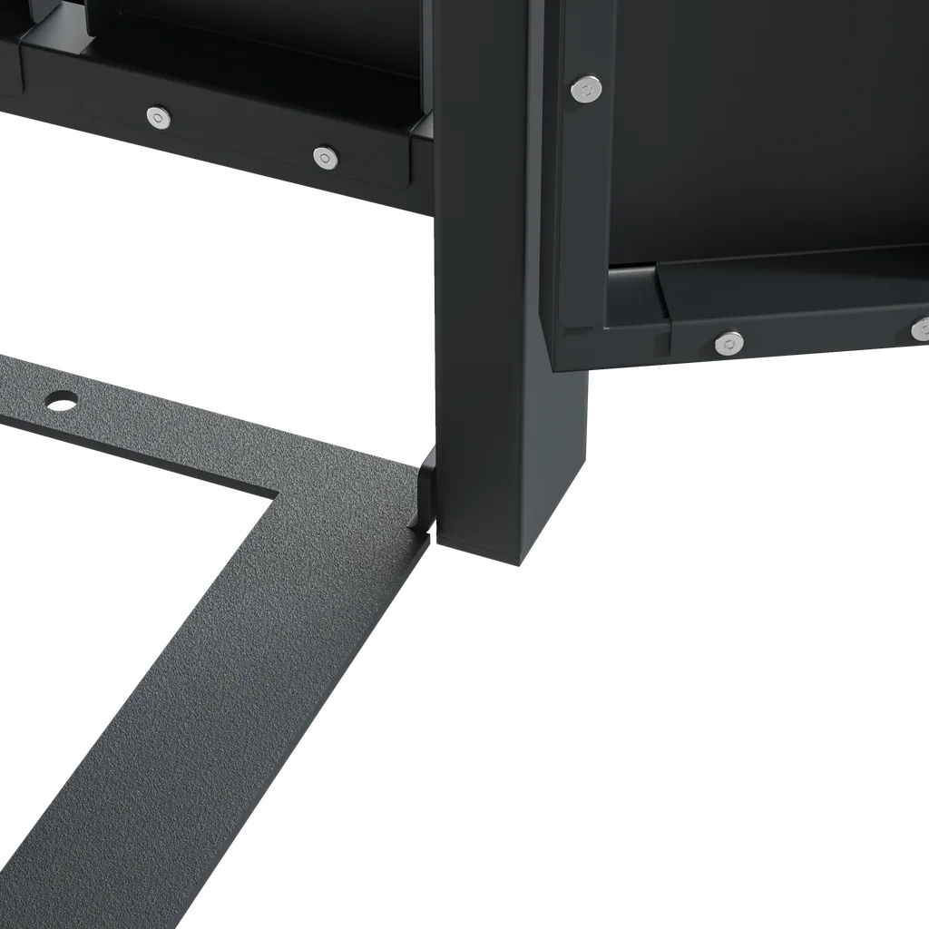 Westmann Mülltonnenbox Planta 5er anthrazit (5× 240 L)