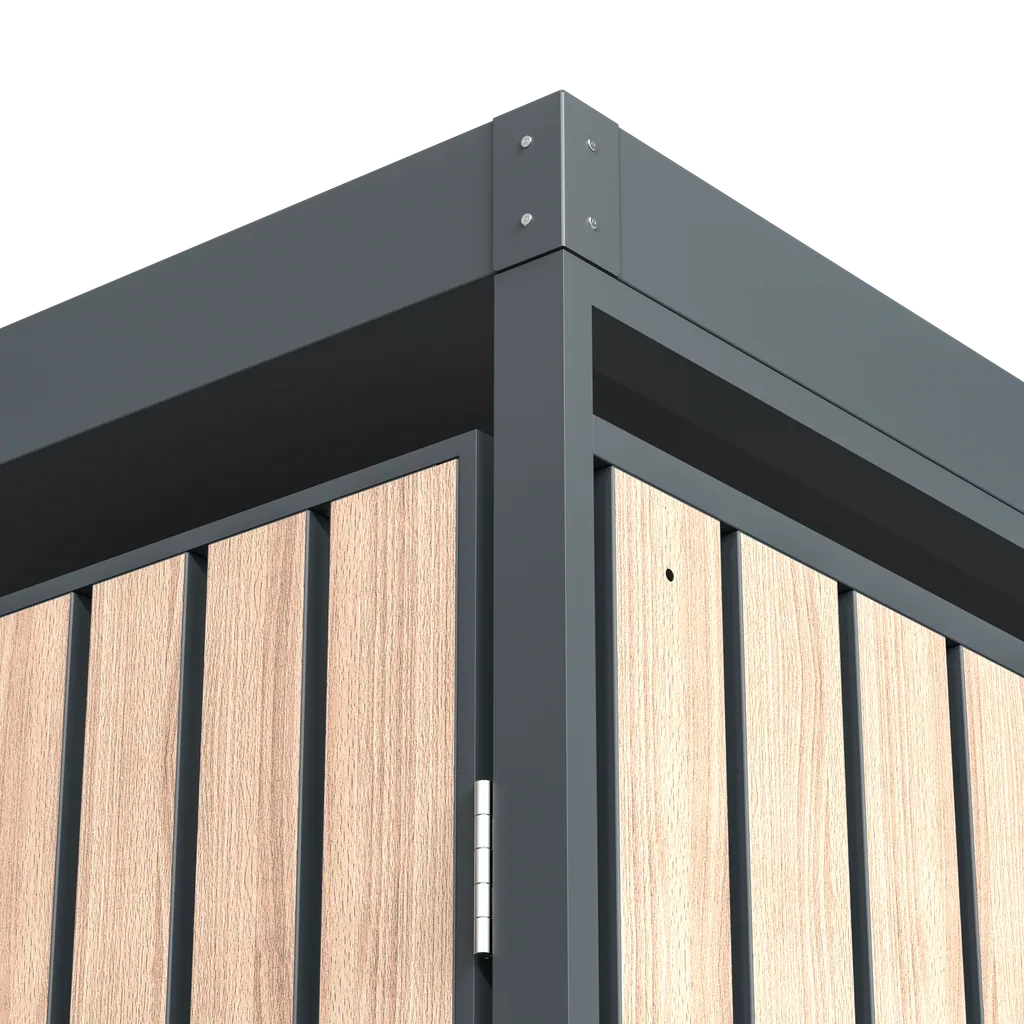 Westmann Mülltonnenbox Planta 5er anthrazit (5× 240 L)