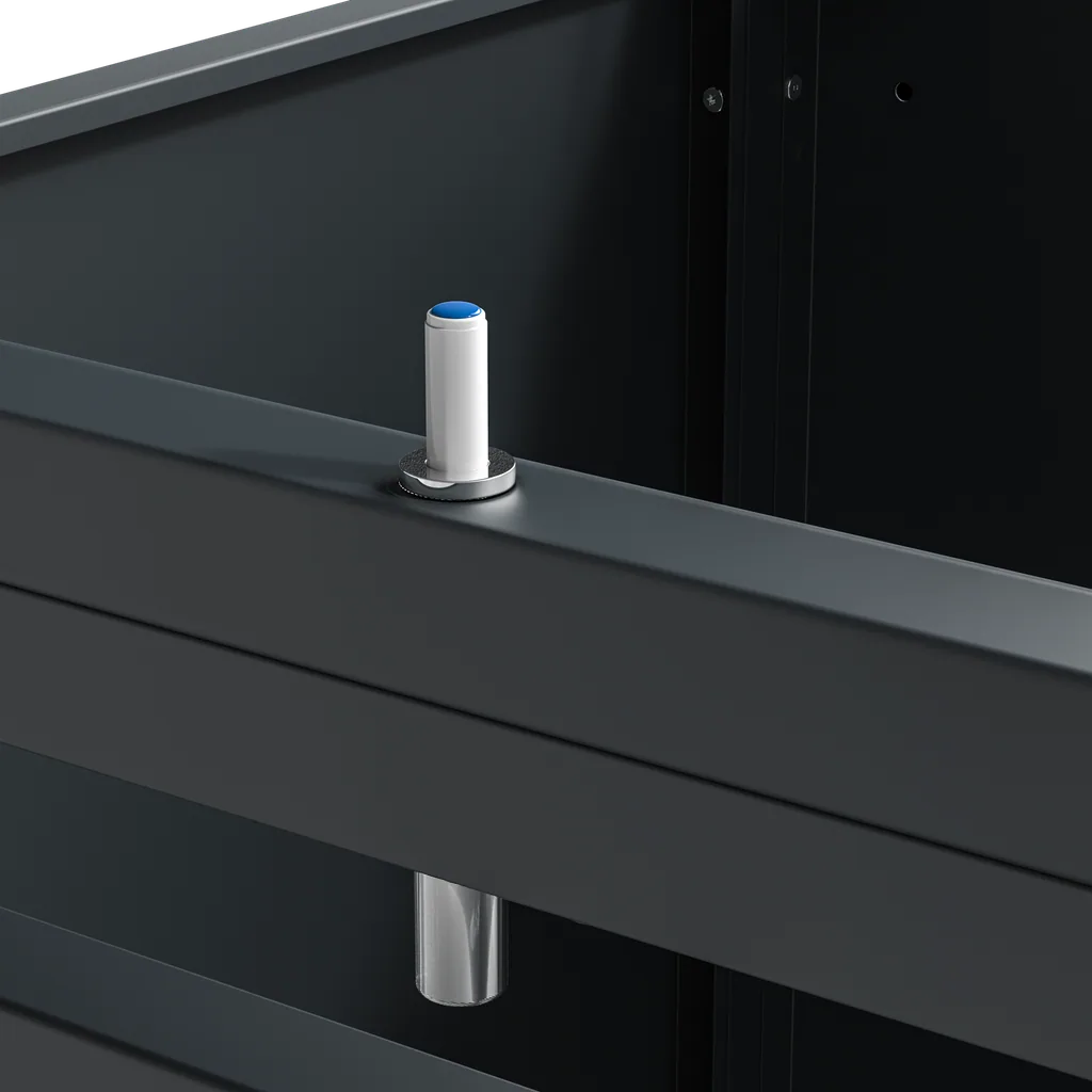 Westmann Mülltonnenbox Lacina 4er holzoptik (4× 240 L)