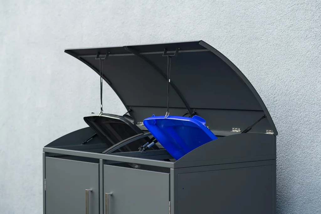 Westmann Mülltonnenbox Moderna 2er anthrazit (2× 240 L)