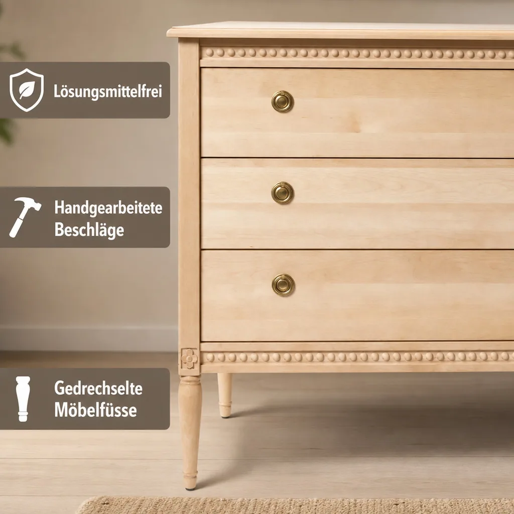 Gustavienne Kommode natur