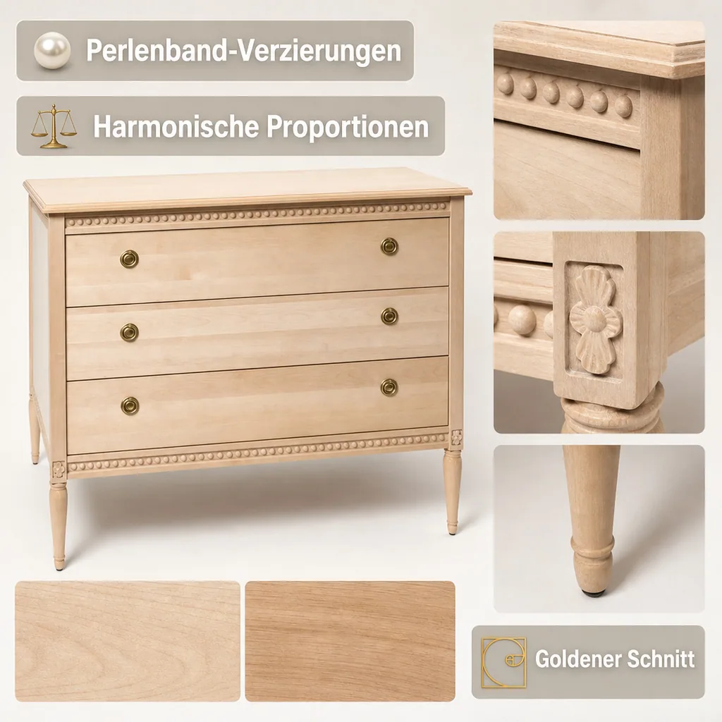 Gustavienne Kommode natur
