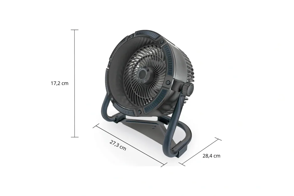 Akkuventilator Outdoor, schwarz