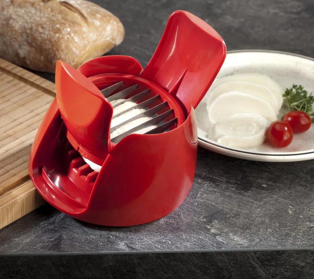 Tomaten- und Mozzarella-Schneider, Rot