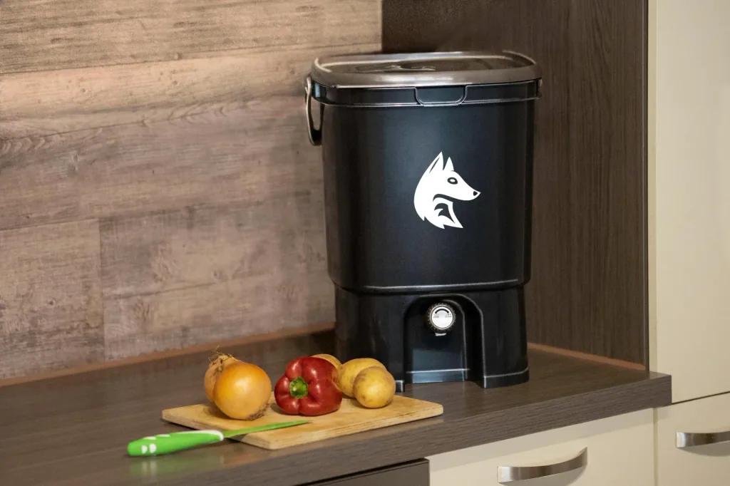 Bokashi Eimer Kompost Komplett-Set Profi , 2 x 19 Liter