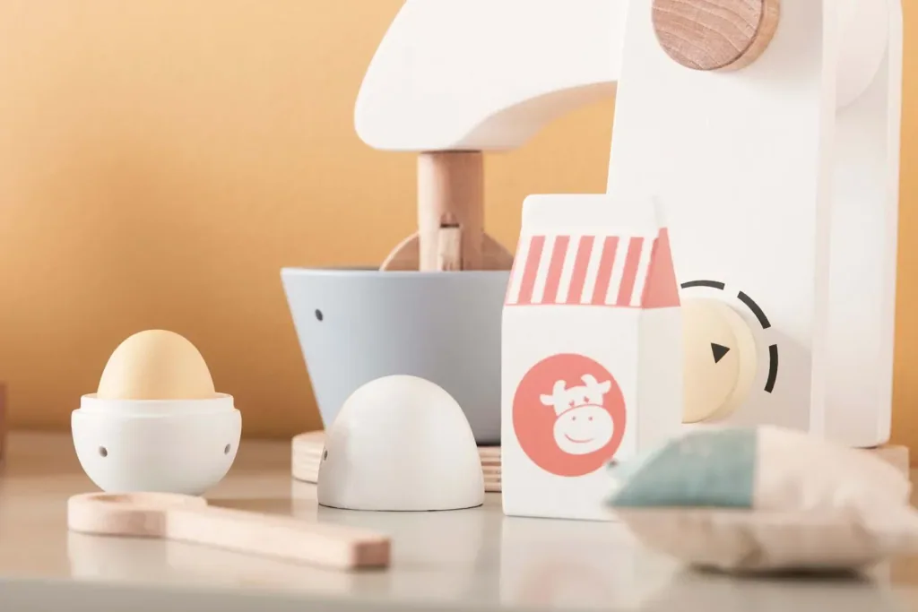 Kids Concept Spiel Mixer aus Holz mit Zubehör