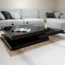 Couchtisch - schwarz 60x60x30,5 cm v