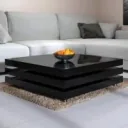 Couchtisch - schwarz 60x60x30,5 cm v