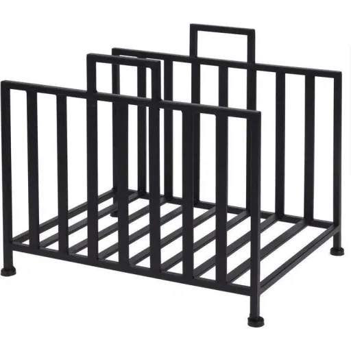 Pro Garden Kaminholzständer - 41 x 31 x 35cm - Schwarz