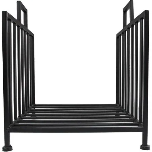 Pro Garden Kaminholzständer - 41 x 31 x 35cm - Schwarz