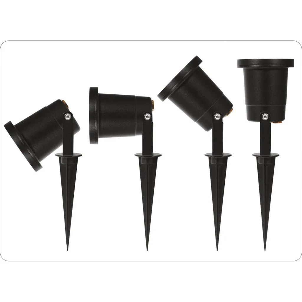 Gartenstrahler GU10 - Schwarz - 35W - Schwenkbarer Kopf
