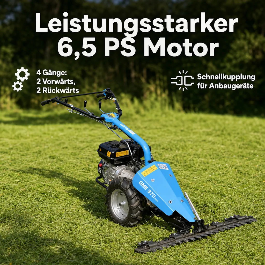 Motoreinachser GME - 6,5 PS
