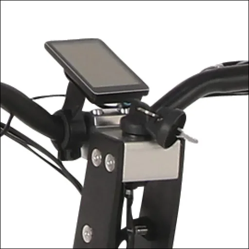 E-Roller "Evoking" Safety 20 km/h inklusive Blinkanlage und Gepäck-Case schwarz