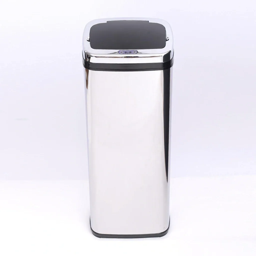 Edelstahl Automatik Sensor 50L Mülleimer (viereckig)