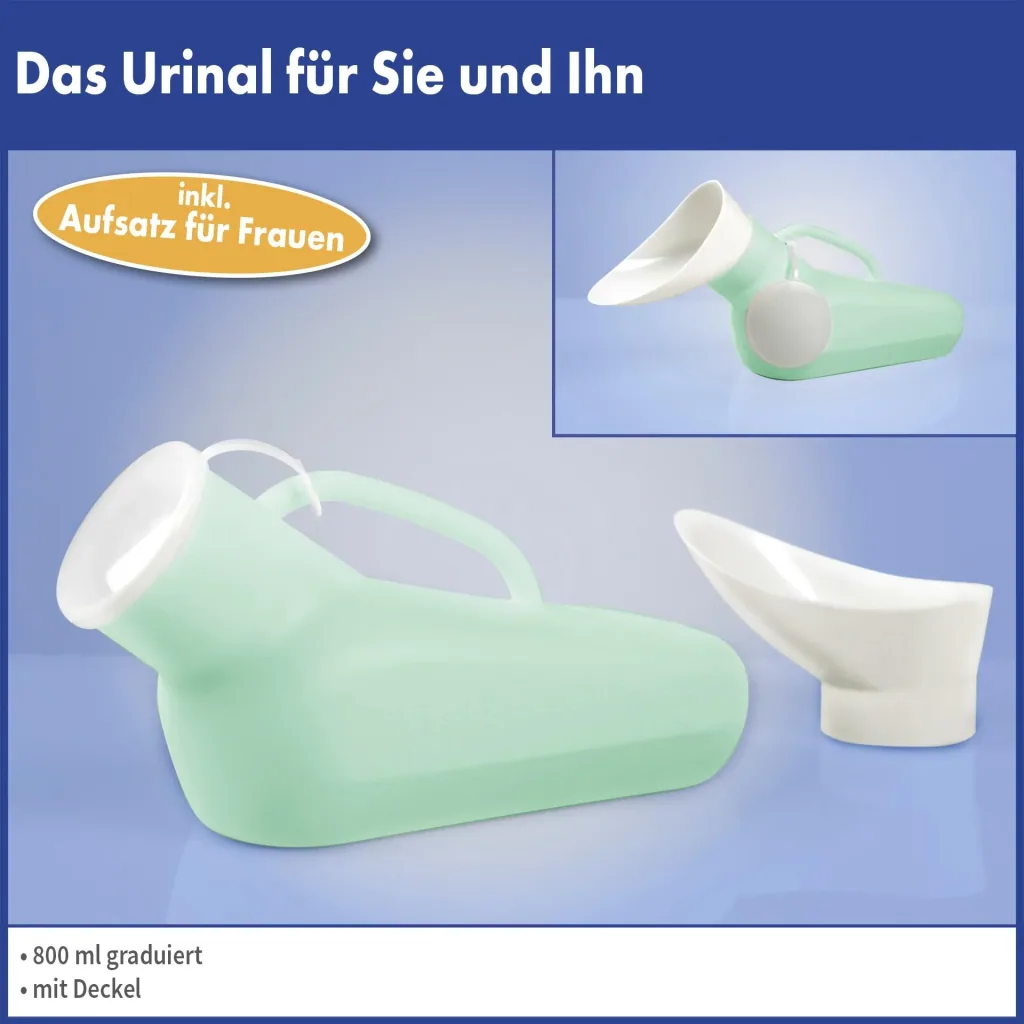 Urin Flasche Unisex - für Sie und Ihn - eine große Hilfe