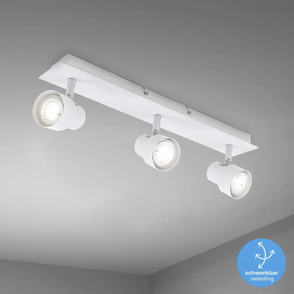 LED Deckenleuchte, 1380 Lumen, 15 Watt, GU10, weiß