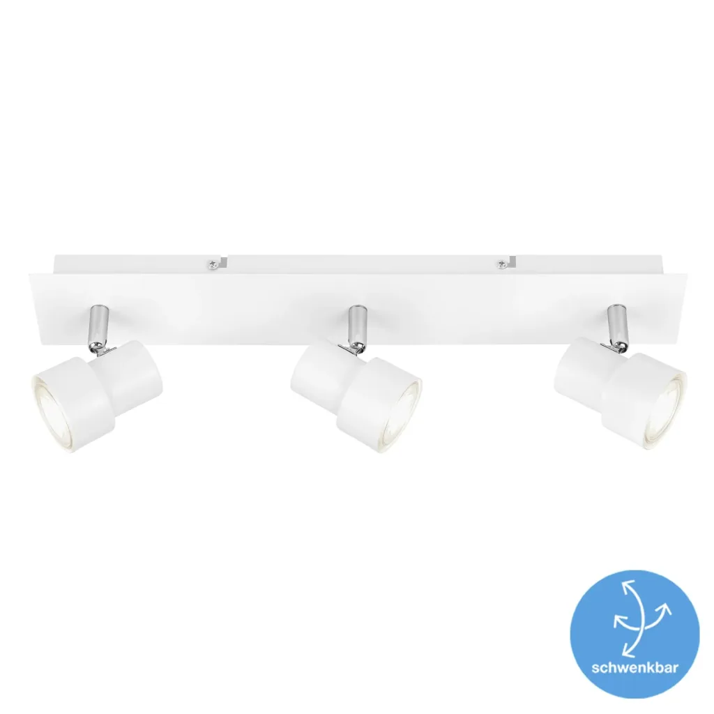 LED Deckenleuchte, 1380 Lumen, 15 Watt, GU10, weiß