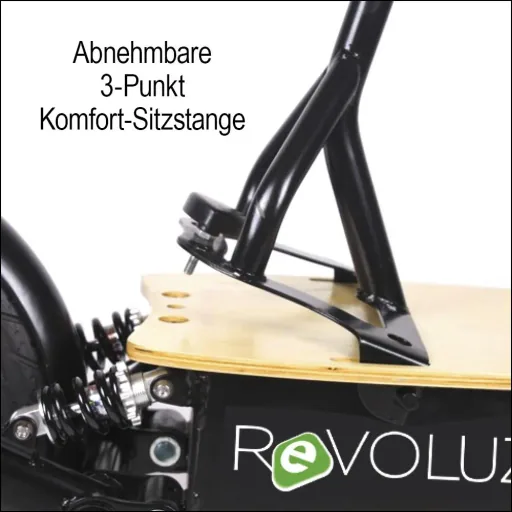 E-Roller "Revoluzzer" Basic 45 km/h schwarz