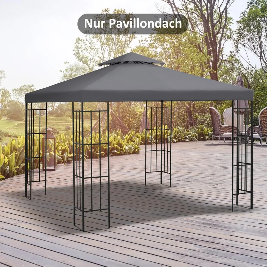 Ersatzdach Pavillondach für Metall