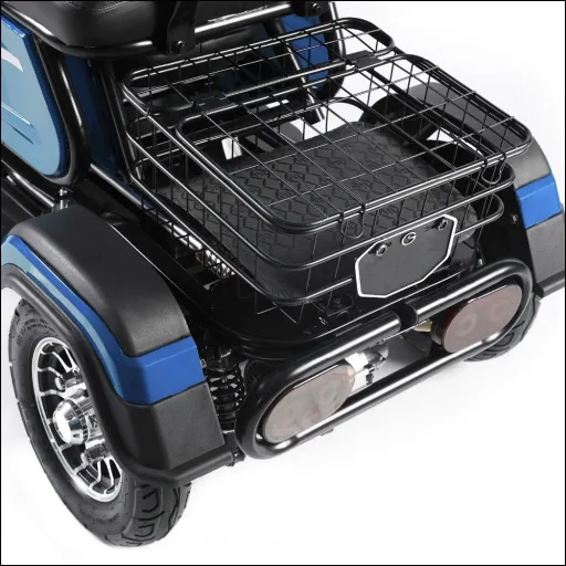 3-Rad E-Mobil Bari 6 km/h: 48V/20Ah Blei-Gel, blau