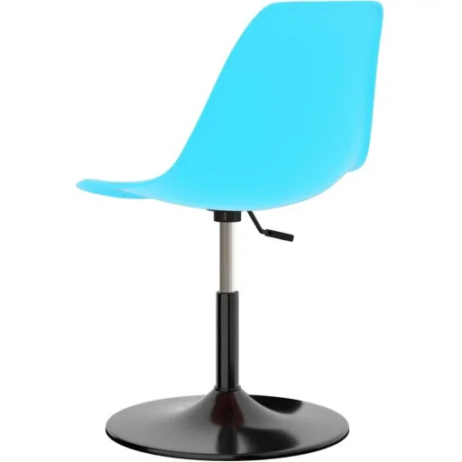 Esszimmerstühle drehbar 2tlg. PP blau