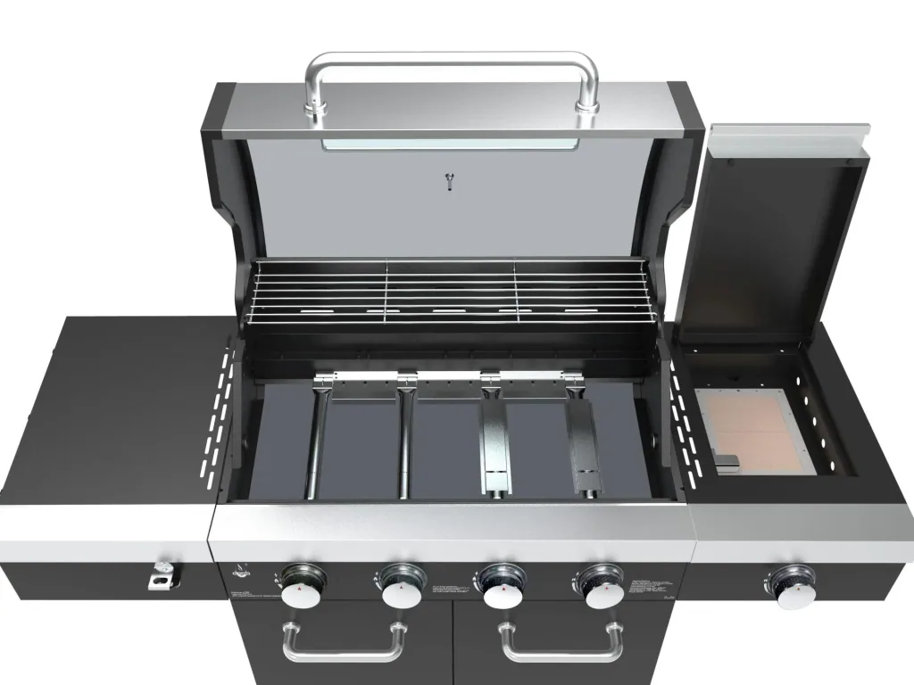 Gasgrill "Kingston" mit Infrarot-Seitenbrenner, inklusive Abdeckhaube