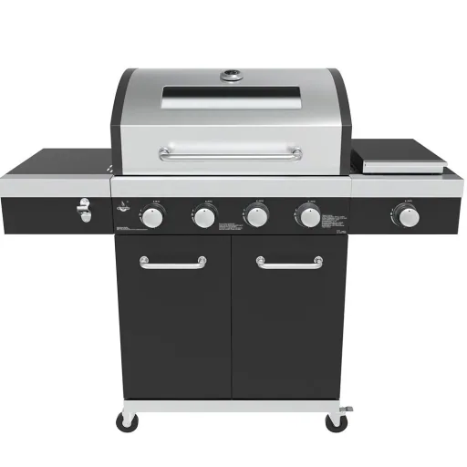 Gasgrill "Kingston" mit Infrarot-Seitenbrenner, inklusive Abdeckhaube