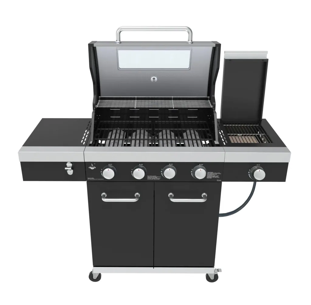 Gasgrill "Kingston" mit Infrarot-Seitenbrenner, inklusive Abdeckhaube