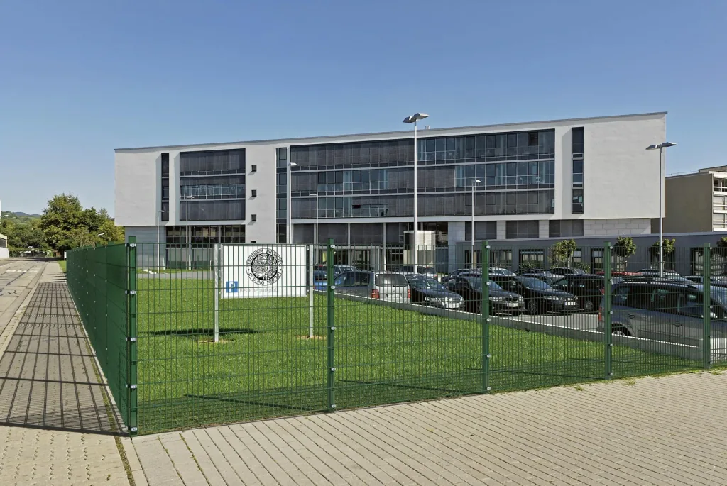 Doppelstabmattenzaun Komplettset, grün, Höhe 80 cm, Länge 14 m