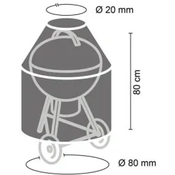 Außenabdeckung für Grill 80 cm