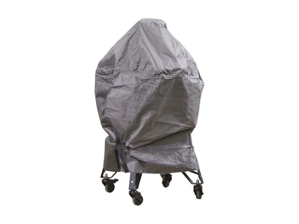 Premium-Schutzhülle für Grill, perfekte Passform Ø80x90 cm, wetterfest, hält Ihren Grill einsatzbereit, ideal für BBQ-Enthusiasten, grau