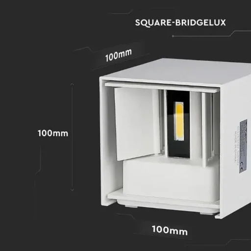VT-759 LED-Wandleuchte - 5W - 3000K - 700 Lumen - Weiß