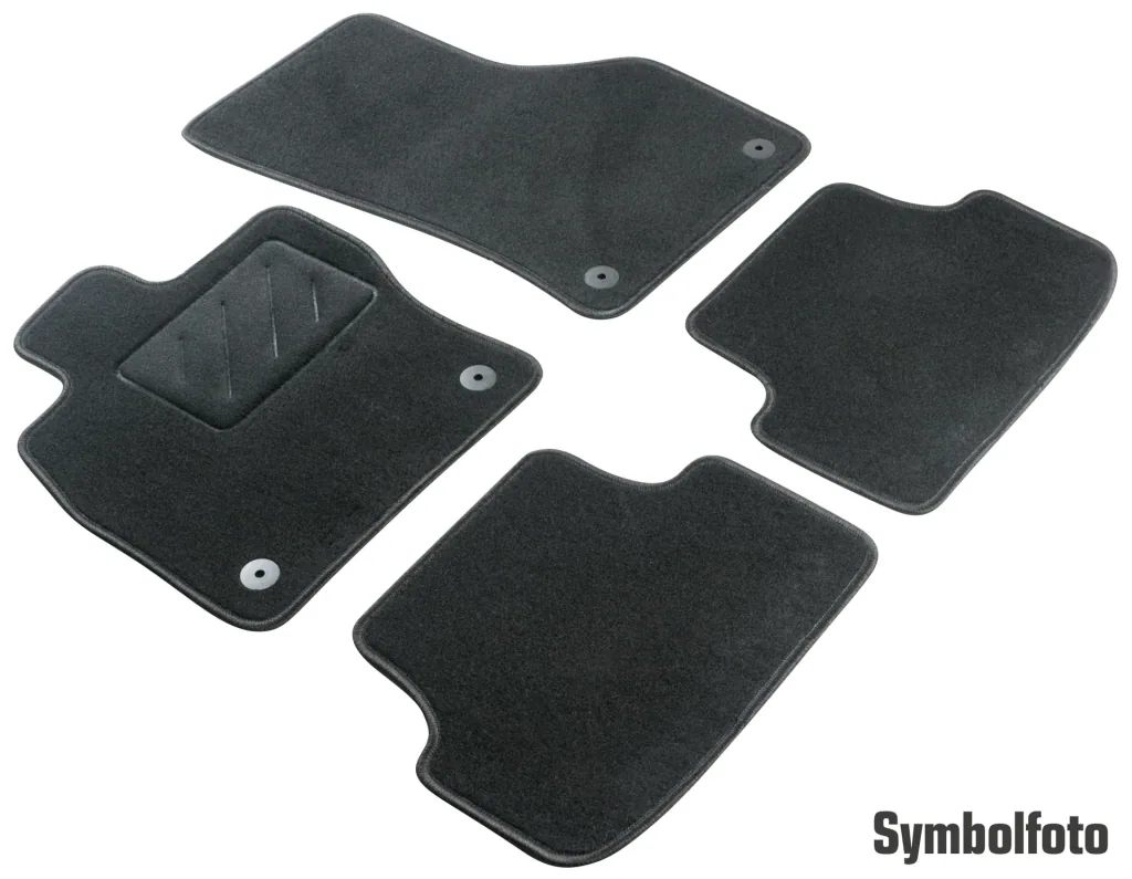 Passform Fußmatten für Volvo S40, V50, 03/2004-07/2012
