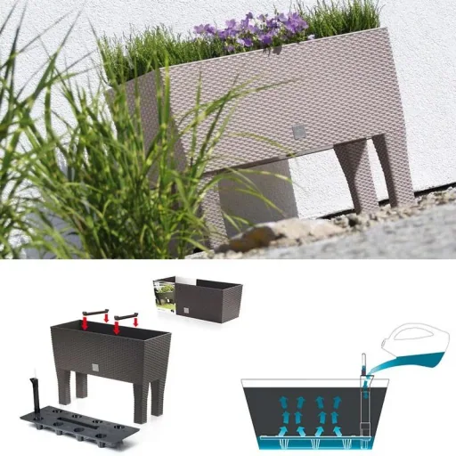 Multi Roller MR 0060, 38 x 38 x 10 cm, harte Rollen Ø 63 mm, Platte Multiplex Maxigrip FSC®, Tragkraft 200 kg