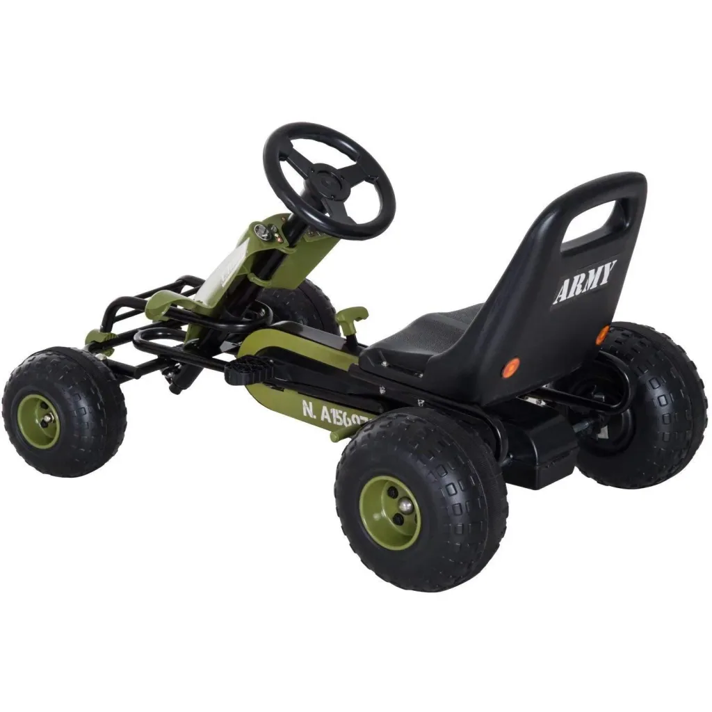 Tretauto Tretfahrzeug Go Kart ab 3 Jahre Grün