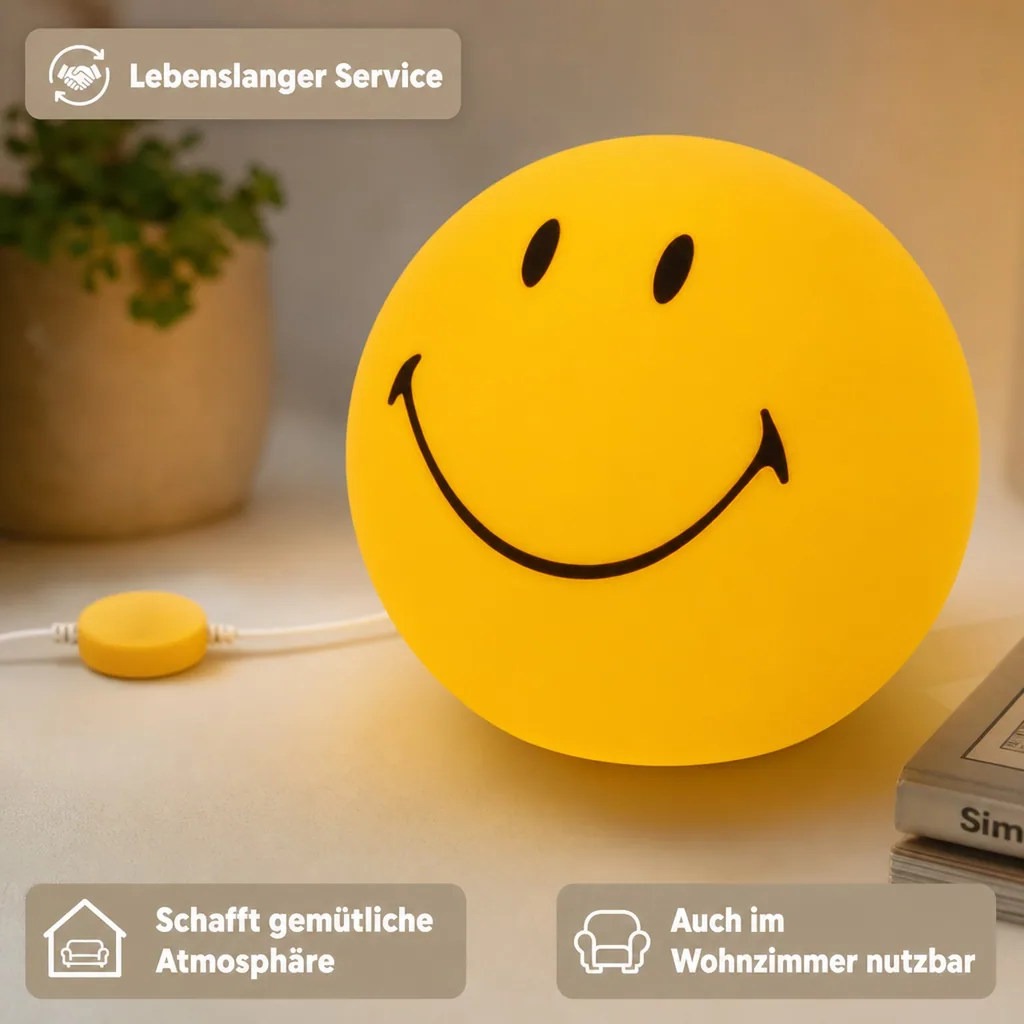 Mr. Maria Lampe, Nachtlicht, Nachtlampe - Smiley® Star Light