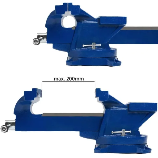 Drehbarer Parallelschraubstock 150mm