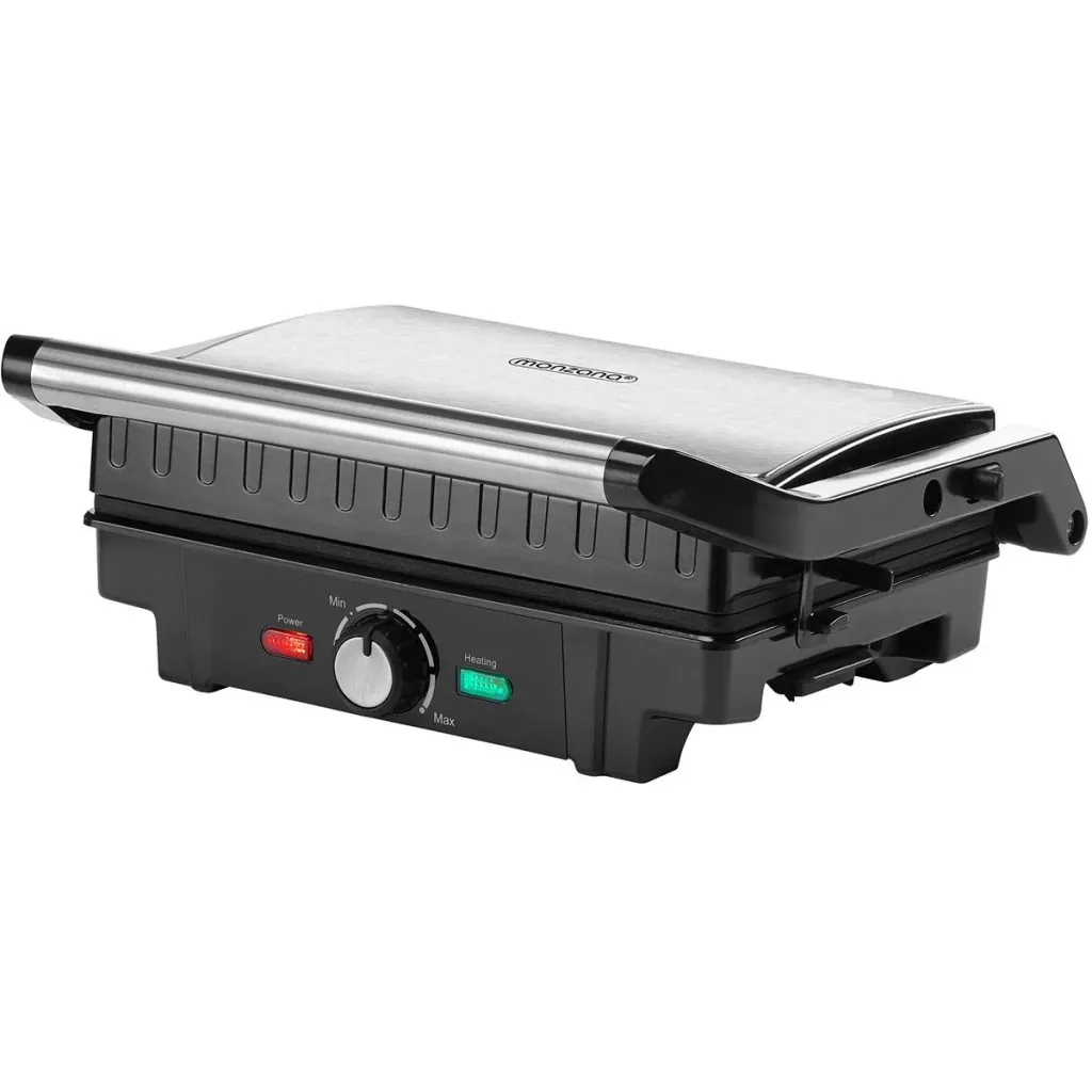 Kontaktgrill aus Edelstahl