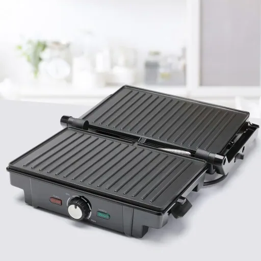 Kontaktgrill aus Edelstahl