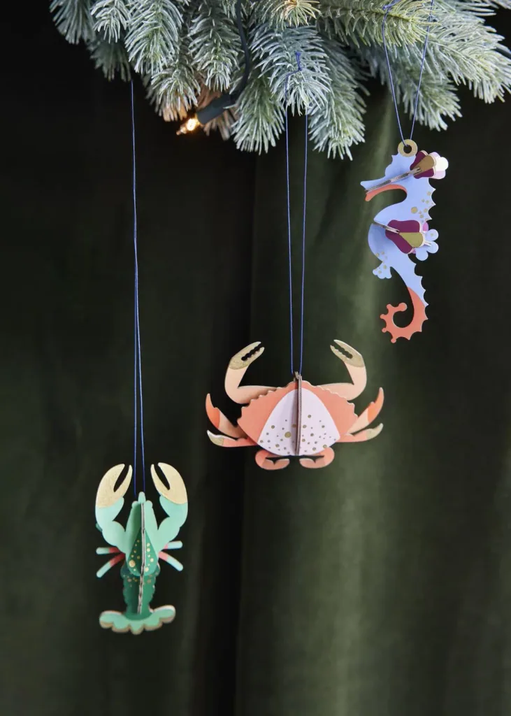 Studio ROOF Ornament, Bastel-Set, 3D Wandobjekt - Krabbe