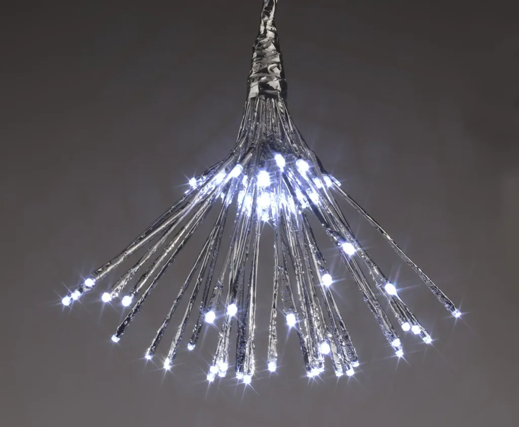 LED Sternenball mit 80 kaltweißen LEDs