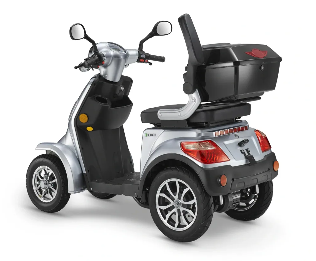 E-Vierrad Luxxon E4800 20 km/h (Mofa-Klasse), keine Helmpflicht, silber