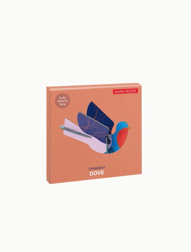 Studio ROOF Ornament, Bastel-Set, 3D Wandobjekt - Taube